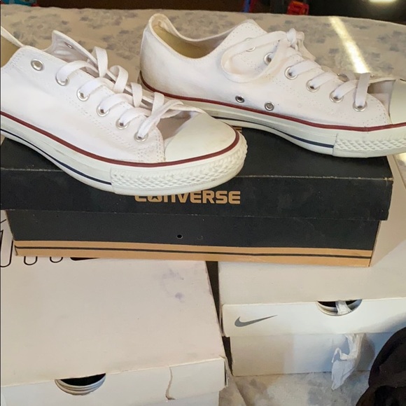 All white converse - Picture 2 of 3